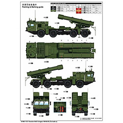 Acheter Trumpeter Maquette Lance Missile Russian 9a53 Uragan-1m Mlrs (tornado-s)