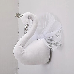 Universal Mur de la couronne 3d Mur de mur de swan suspendu animaux en peluche