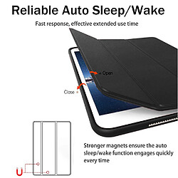 Smart Case for The IPad Air 2, Smart Case Cover Translucent Frosted Back Magnetic Cover with Auto Sleep/Wake Function-black