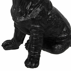 Avis BigBuy Home Figurine Décorative Noir Doré Chien 15,5 x 18,4 x 25,5 cm