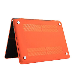 Wewoo Housse Étui Orange pour Macbook Pro Retina 15,4 pouces A1398 de protection dur givré pas cher