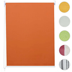 Mendler Store à enrouleur pour fenêtres, HWC-D52, avec chaîne, avec perçage, isolation, opaque, 100 x 230 ~ orange