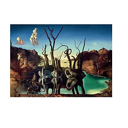 Ravensburger Puzzle Cygnes se reflétant en éléphants / Salvador Dali 1000p