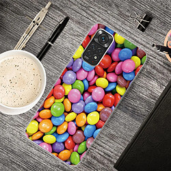 Coque en TPU antichoc, anti-rayures Bonbons arc-en-ciel pour votre Xiaomi Redmi Note 11S 4G/Redmi Note 11 4G (Qualcomm)