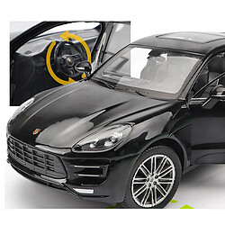 Universal 1: 24 Porsche SUV Simulation de voiture Moulé sous pression Modèle de voiture Décoration Jouets pour enfants | Moulé sous pression(Le noir)