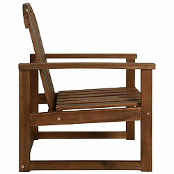 Avis Maison Chic Lot de 2 Chaises de jardin,Fauteuil d'extérieur Bois d'acacia solide -MN97291