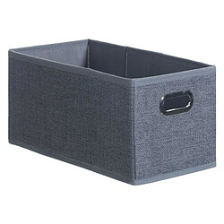 Boîte de Rangement Pliable Nell 15x31cm Gris Foncé