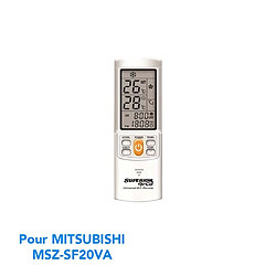 Superior Télécommande de remplacement climatisation pour MITSUBISHI MSZ-SF20VA