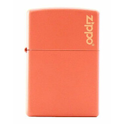 Zippo 50810613 Briquet Orange Mat with Zippo Logo 3,5 x 1 x 5,5 cm