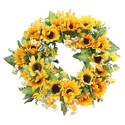 Guirlande de fleurs artificielles décorations de porte guirlande tournesol