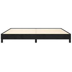 Maison Chic Lit adulte - Lit simple Cadre de lit,Structure du lit Contemporain Noir 200x200 cm Velours -MN56392 pas cher