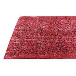 Avis Vidal Tapis de laine 257x147 rouge Ultra Vintage