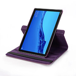 Etui en PU avec support violet pour votre Huawei MediaPad M5 lite 10/C5 10