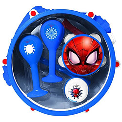 Lexibook - Set Musical Spider-Man - 7 instruments - Rangement dans le tambour