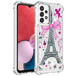 Coque en TPU motif paillettes scintillantes Miroir/tour pour votre Samsung Galaxy A13 4G