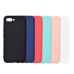 Wewoo Coque Souple Pour Huawei Honor 10 TPU Candy Color Bleu pas cher