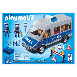 Playmobil® PLAYMOBIL 9236 City Action - Fourgon de policiers avec matériel de barrage