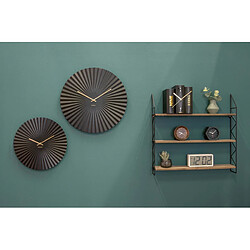 Avis Horloge en métal Sensu Ø 50 cm Noir - Karlsson