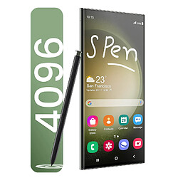 Stylet S Pen pour Samsung Galaxy S23 Ultra Pointe arrondie 0.7mm Original - Vert pas cher