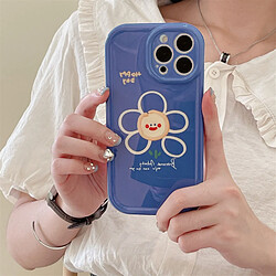 Avis GUPBOO Étui pour iPhone13ProMax Ligne Fleur Smiley Simple Téléphone Mobile Cas Silicone Femmes