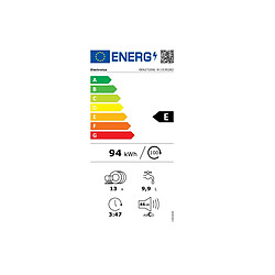 Lave-vaisselle tout intégrable 60cm 13 couverts - EEA27200L - ELECTROLUX