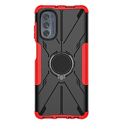 Coque en TPU anti-chute avec béquille pour votre Motorola Moto G62 5G - rouge