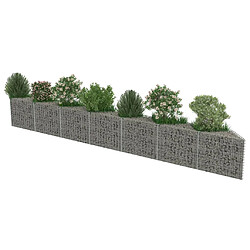 Avis vidaXL Mur de gabion Acier galvanisé 450x30x50 cm