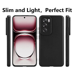 Htdmobiles Coque pour Oppo Reno 12 Pro 5G - housse etui silicone gel fine + verre trempe - NOIR