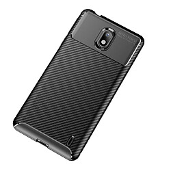 Wewoo Coque Souple TPF antichoc en fibre de carbone pour Nokia 1 Plus noir