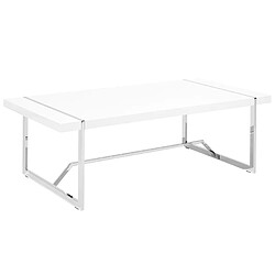 Beliani Table basse MDF Blanc TULSA