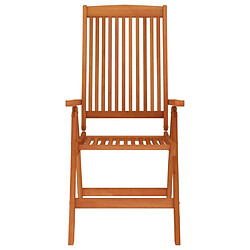 Acheter Maison Chic Lot de 8 Chaises de jardin,Fauteuil d'extérieur pliables Bois d'eucalyptus massif -MN97613