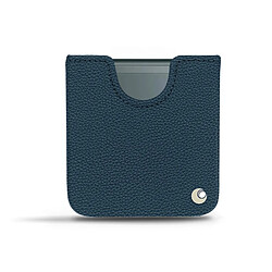 Pochette cuir Samsung Galaxy Z Flip3 - Pochette - Indigo ( Pantone #1f4565 ) - NOREVE