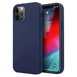 Ozzzo mini mihcp12msltsur iphone 12/12 pro 6,1" granatowy/bleu hard coque silicone tone on tone