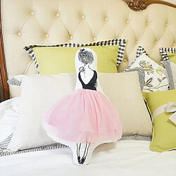 Universal Ballerina Girl Plux Cushion Pink Gauze Toy Poll amovible et lavable (53 * 33 cm)