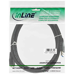 Avis Câble InLine® USB 3.0 Type A mâle à Micro B mâle noir 3m