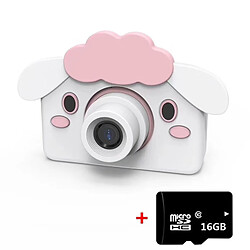 Wewoo Caméra Enfant D9 800 W Pixel Lens Mode Mini de sport numérique mince et légère avec écran de 2,0 pouces et étui de protection en forme de mouton et mémoire 16G pour enfants