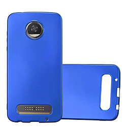 Cadorabo Coque Motorola MOTO Z2 PLAY / Z2 FORCE Etui en Bleu