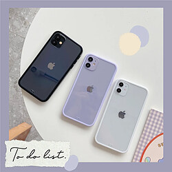 GUPBOO Étui pour iPhone13 Étui de téléphone portable transparent simple en silicone de style coréen