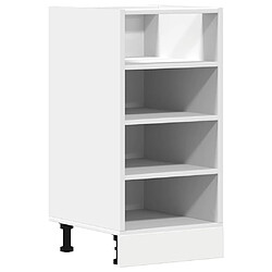 vidaXL Armoire de plancher blanc 40x44,5x81,5 cm bois d'ingénierie