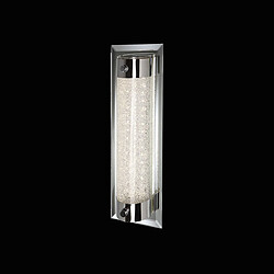 Inspired Flush 8W LED 4000K Chrome poli/Diamant sable, 680lm, 3 ans de garantie