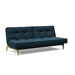 Inside 75 INNOVATION LIVING Canapé convertible SPLITBACK EIK 115*200 cm tissu Argus Navy Blue