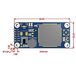 Acheter Wewoo Chapeau Waveshare NB-IoT / eMTC / EDGE / GPRS / GNSS pour Raspberry PiSIM7000C la région Asie-Pacifique