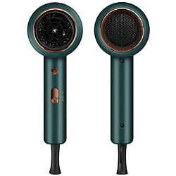 Avis Universal Sèche-cheveux professionnel 110 240V Sèche-cheveux anion avec canalisation et sèche-cheveux domestique chaud/froid, 57 ° thermostatique(Vert)