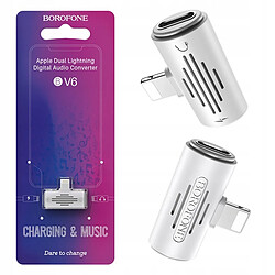 GUPBOO Adaptateur audio et de charge Borofone pour iPhone 11/Pro,JL2498