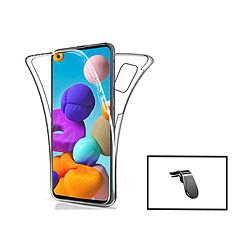 PHONECARE Kit Coque 3x1 360° Impact Protection + Support Magnétique L Conduite en Toute Sécurité pour Samsung Galaxy A12