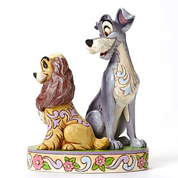 Acheter Figurine La Belle et le Clochard - 60ème Anniversaire - Disney Traditions Jim Shore