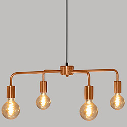 Atmosphera, Createur D'Interieur Suspension Keli en métal/cuivre x4 D 69 cm - ATMOSPHERA 