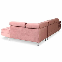 Acheter Paris Prix Canapé d'Angle Droit Têtière 260cm Rose