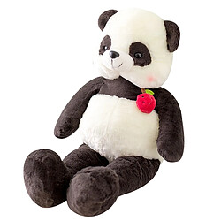 Universal 80 cm Poupée Panda câlin Poupée Ours peluche Canard dormir sur le lit Oreiller Cadeaux de Noël pour les garçons et les filles Livraison gratuite | Oreiller de luxe (noir)