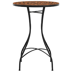 Acheter vidaXL Table de bistro mosaïque terre cuite Ø50x70 cm céramique